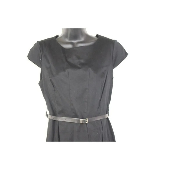 ladies black ZARA BASIC Dress size L - Picture 2 of 6